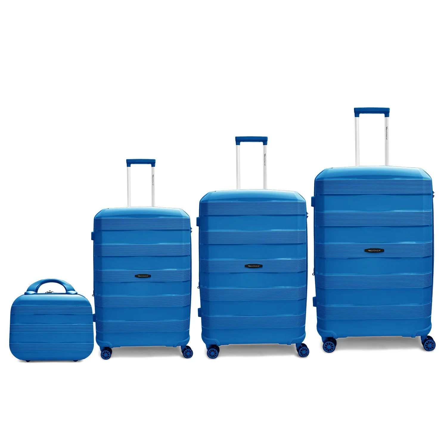 Monza Linex 360° Pp Luggage  3Pc (20/24/28") 1 Free Beauty Case
