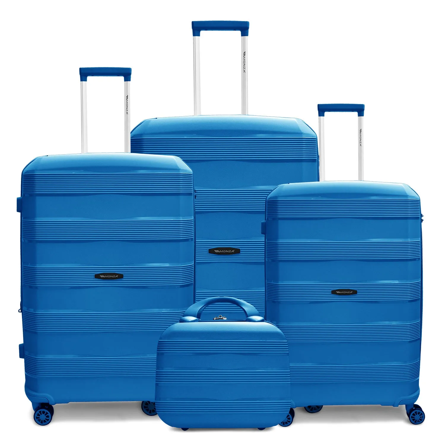 Monza Linex 360° Pp Luggage  3Pc (20/24/28") 1 Free Beauty Case