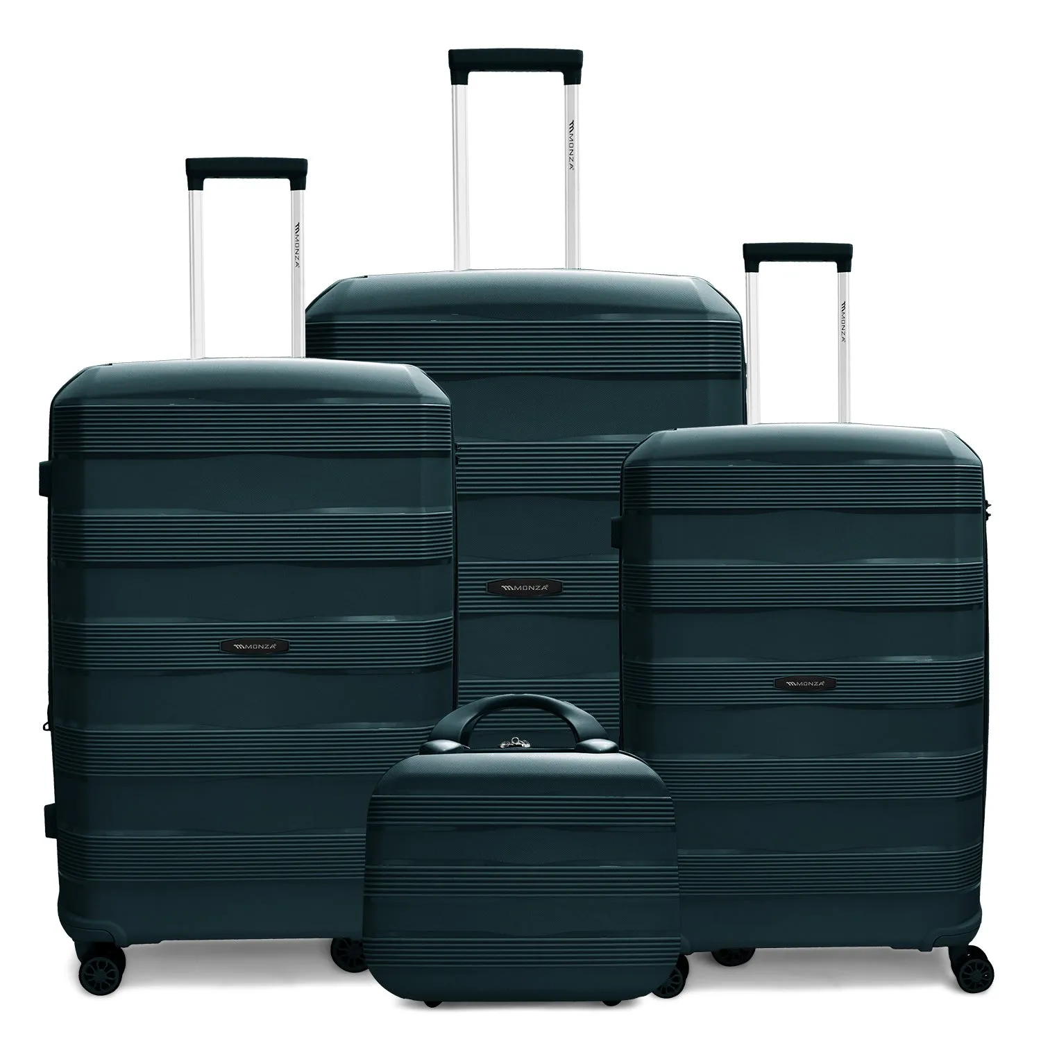 Monza Linex 360° Pp Luggage  3Pc (20/24/28") 1 Free Beauty Case