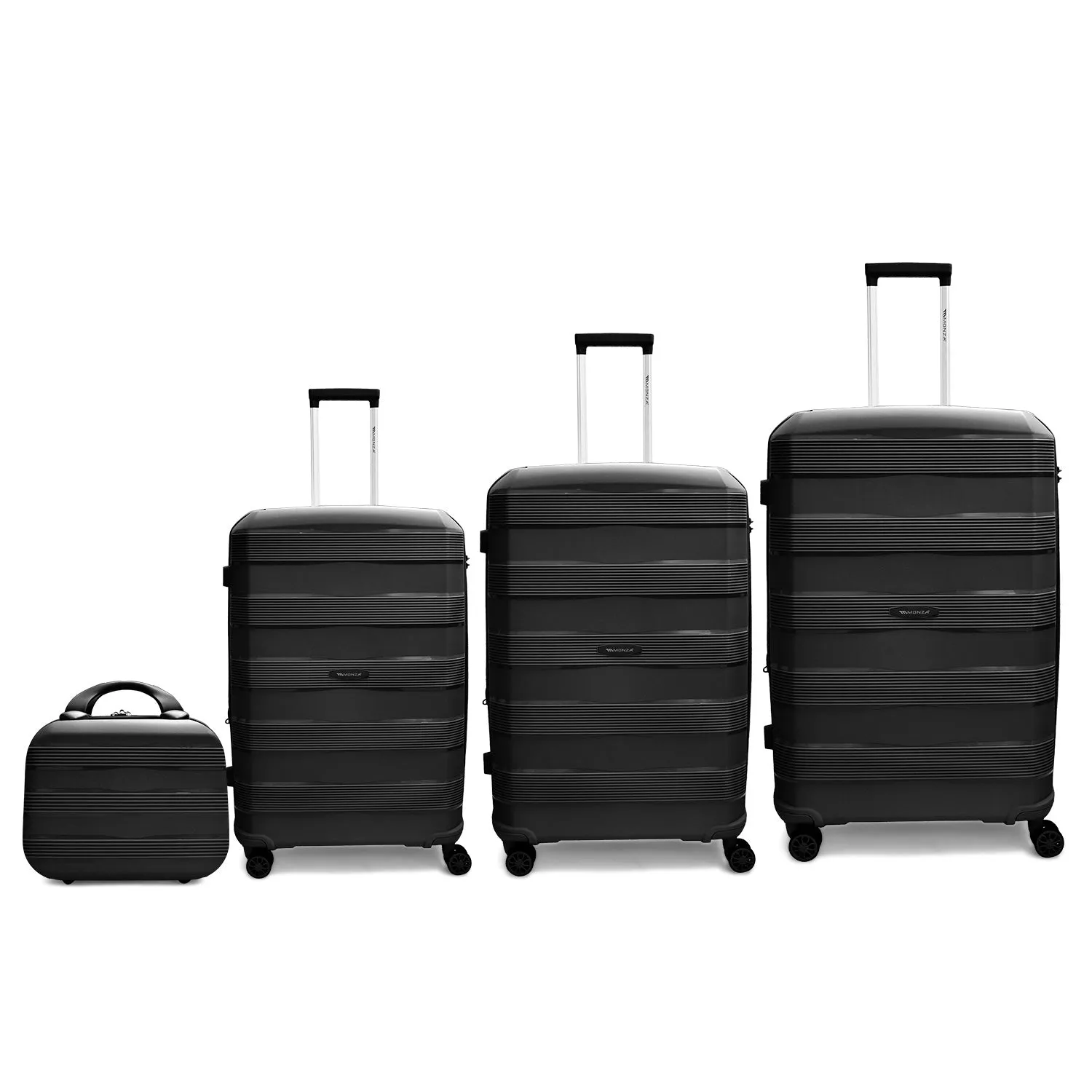 Monza Linex 360° Pp Luggage  3Pc (20/24/28") 1 Free Beauty Case