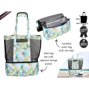 Moon Palm 2 in 1 Cooler Bag - 60cm x 40cm x 15cm