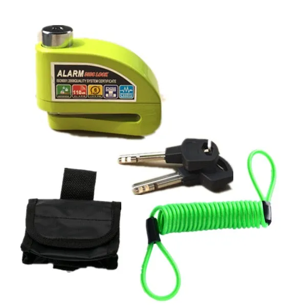 Motorcycle alarm lock bike lock security anti theft lock