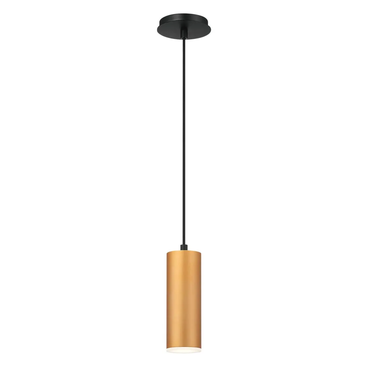 Neptune 3 in. LED Pendant Light Gold finish