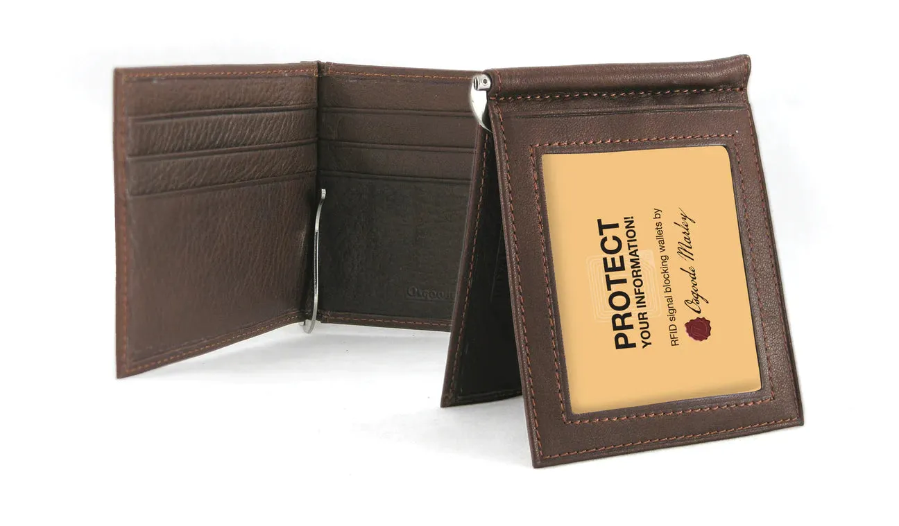 Osgoode Marley RFID Money Clip Leather Wallet- 1221/1317