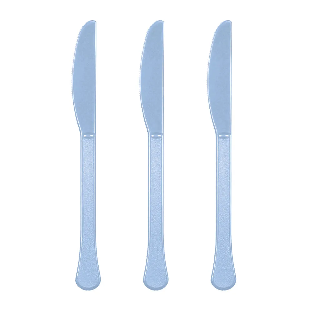 Pastel Blue Plastic Knife 20pk