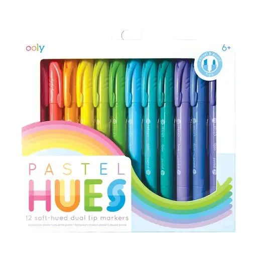 Pastel Hues Dual Tip Markers