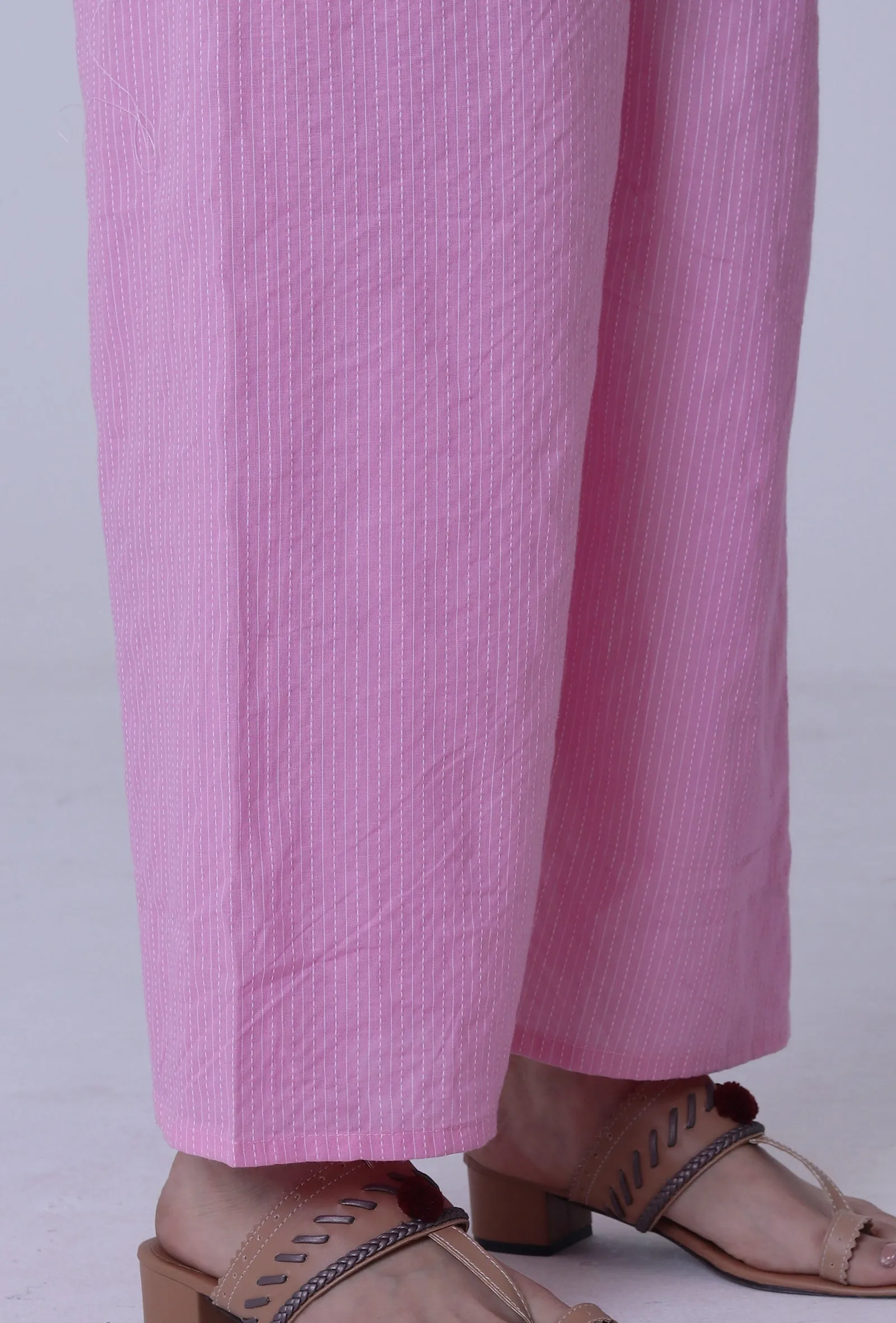 Pastel Violet Cotton Palazzo