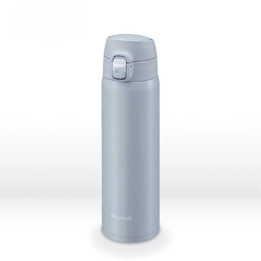 Peacock 550ml Stainless Steel Lightweight One Touch Bottle