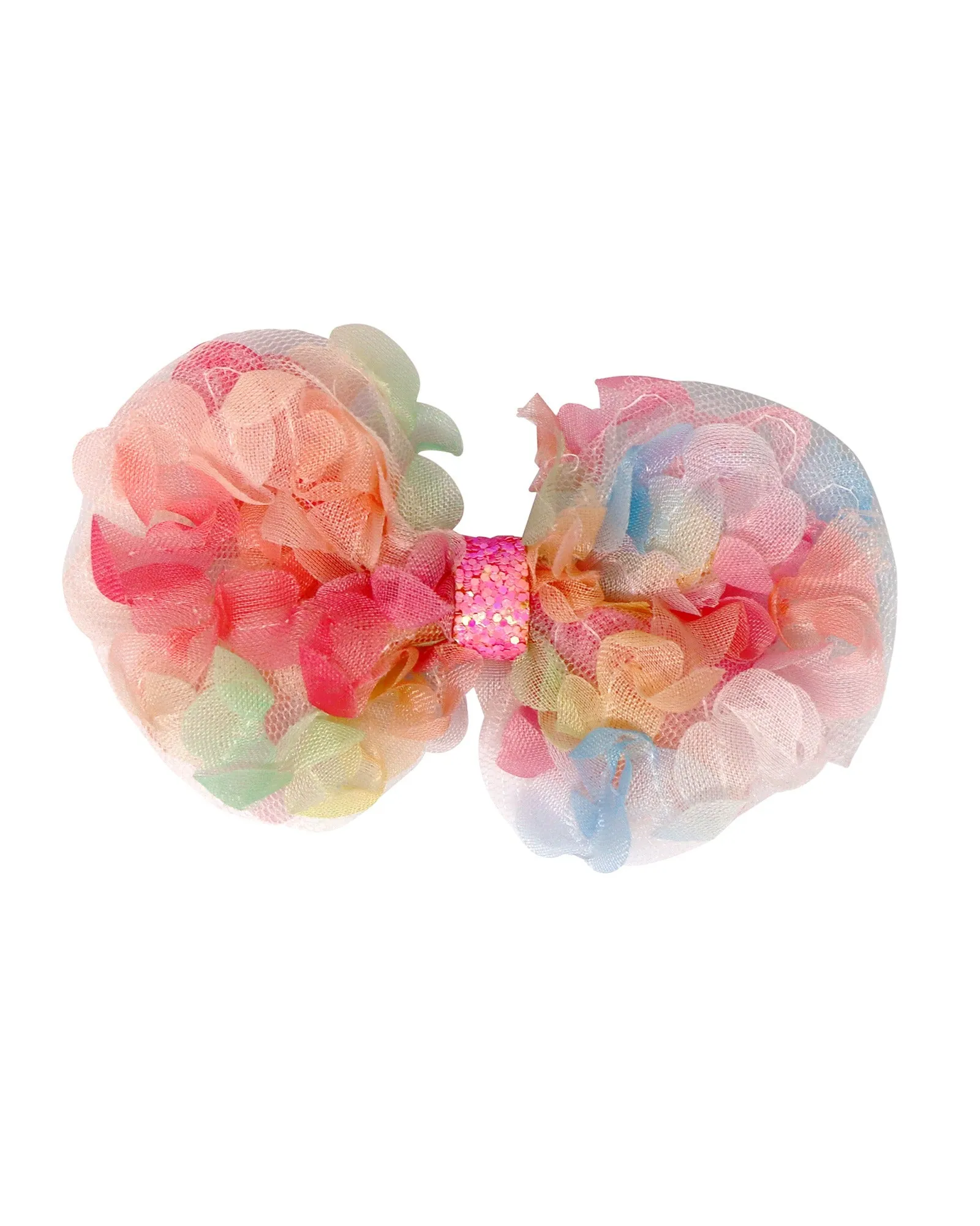 Pink Poppy Fairy Butterfly Friends Bow Hair Clip