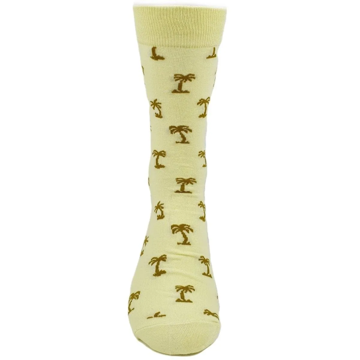 Plant Socks Palm Tree | Pastel Yellow