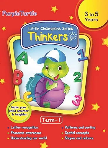 Purple Turtle Thinkers Level 1 Term 1 Course Book for Nursery Kids