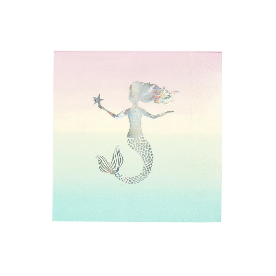 "We Heart Mermaids" Napkins