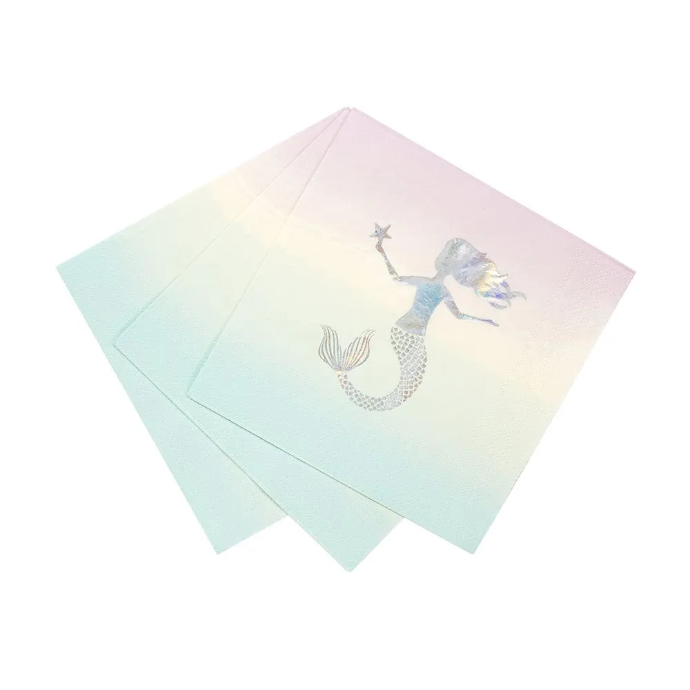 "We Heart Mermaids" Napkins