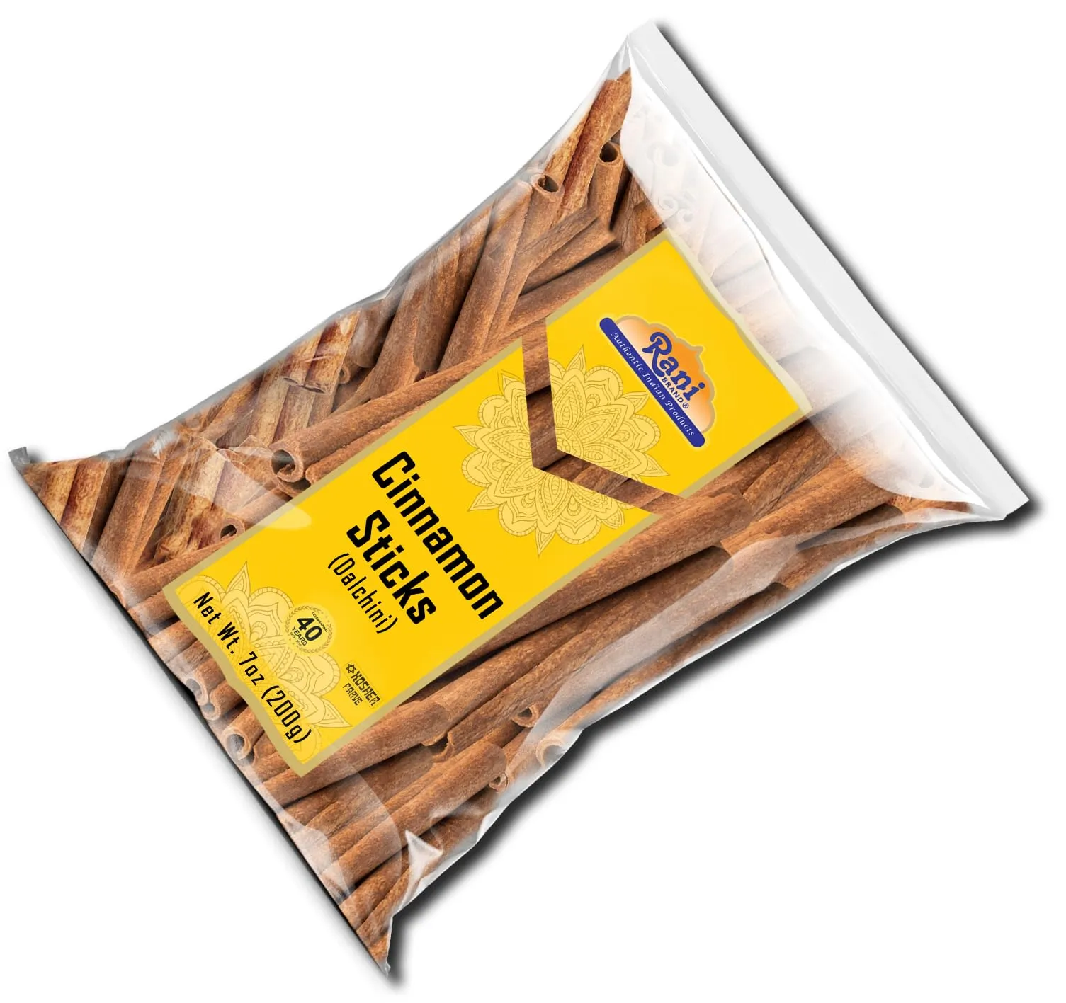 Rani Cinnamon Sticks 7oz (200g) - 36-44 Sticks - Strong Aroma, Perfect for Baking, Cooking & Beverages | 3  Inches Length - Cassia Saigon Cinnamon from Vietnam | Kosher