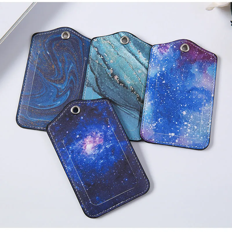 (Set of 2) Luggage tags Luggage tag with address label - Starry sky