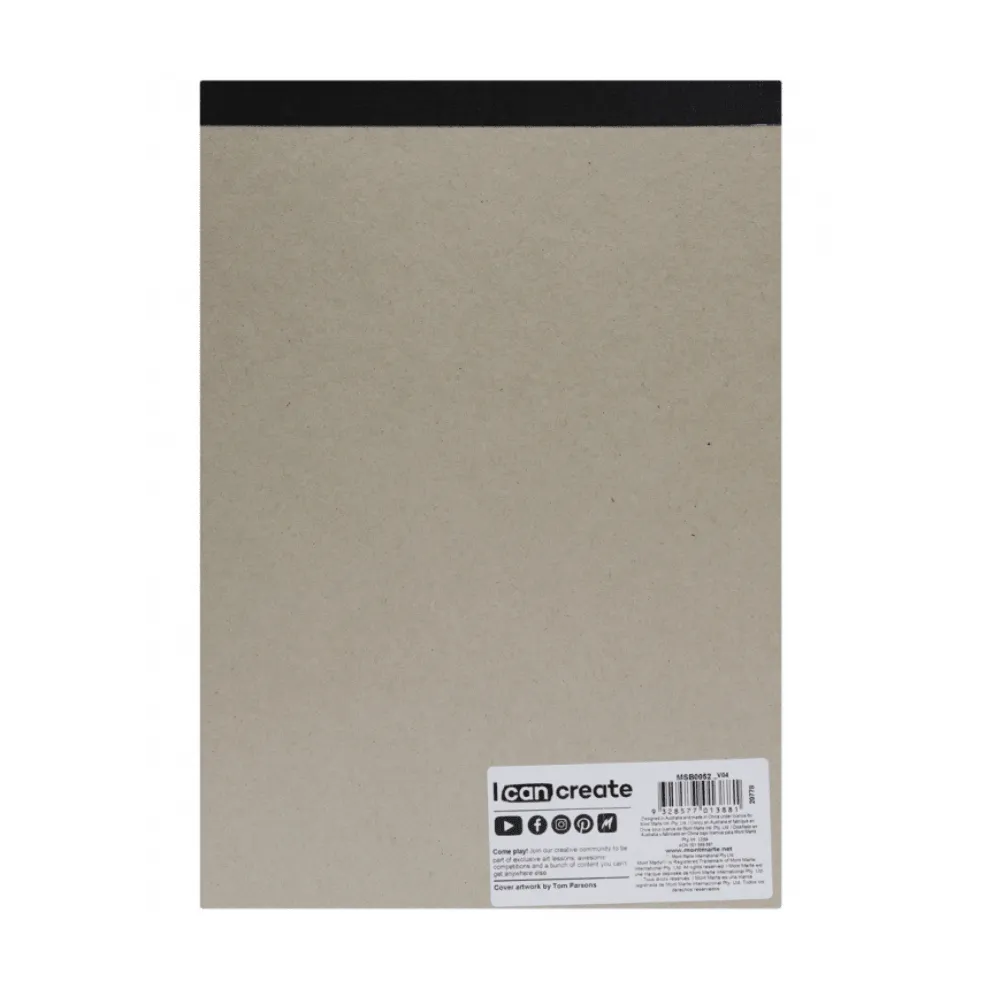 Signature Pastel Pad 4 colours 180gsm 12 Sheet A4 210 x 297mm (8.3 x 11.7in)