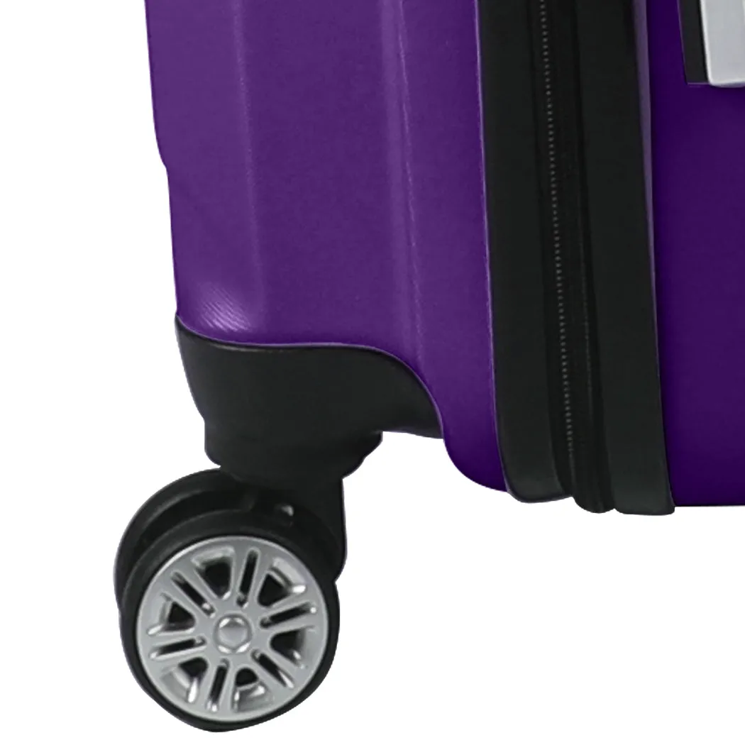 Slimbridge 2pcs 20"Travel Luggage Set Purple