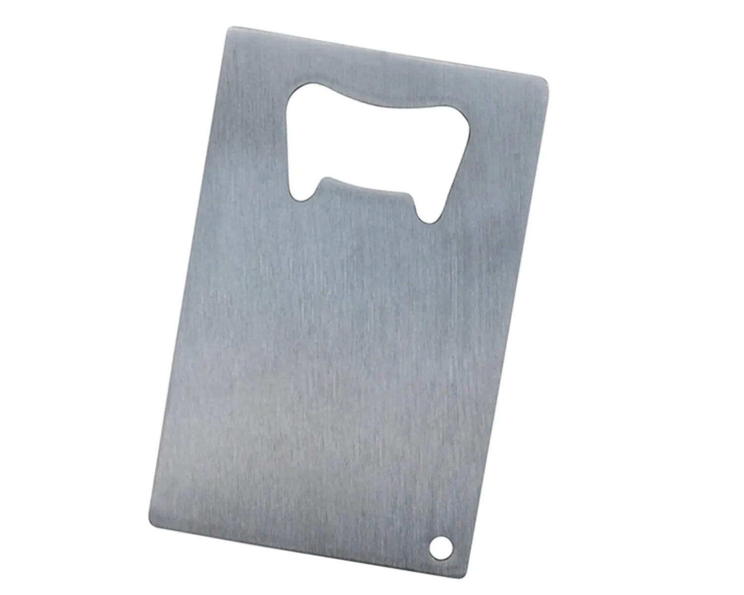 Stainless Steel Credit Card Bottle Opener - Double Sided