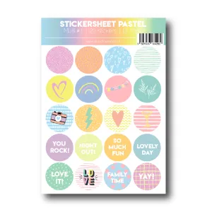 Sticker sheet Pastel
