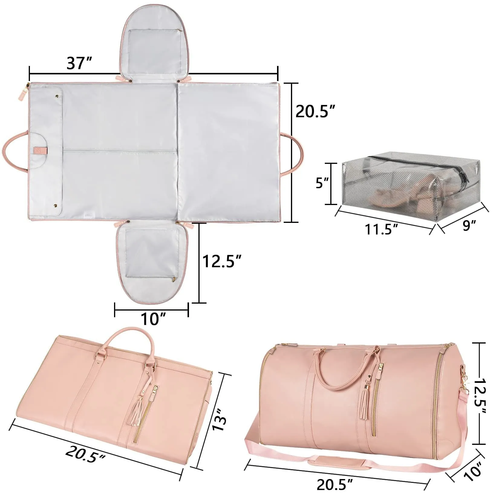 Stylish Foldable Travel Duffle Bag