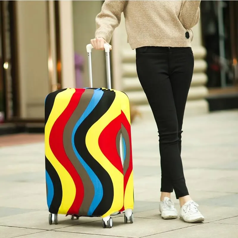 Sugar Skull Owl | Standard Design | Luggage Suitcase Protective Cover