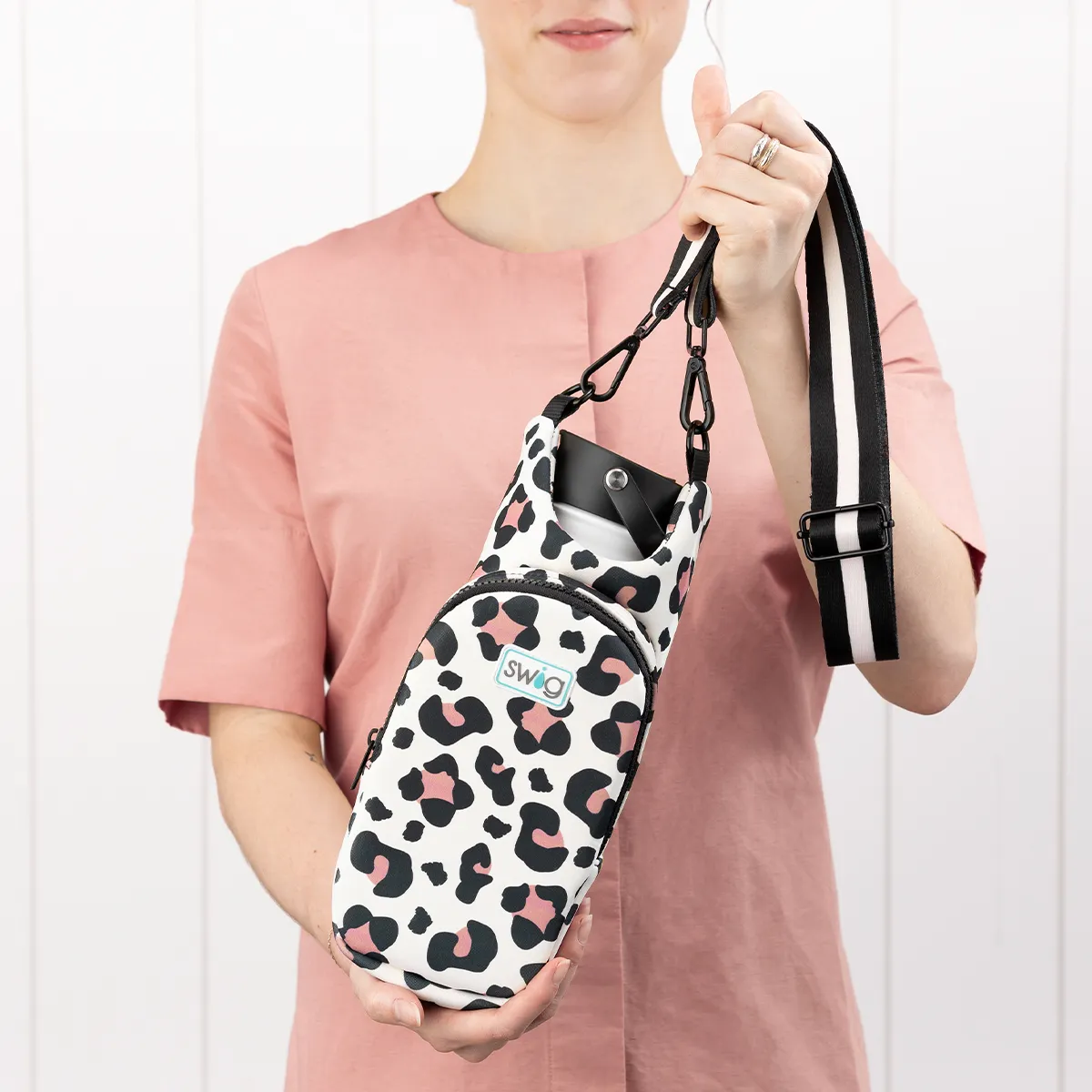Swig Luxy Leopard Water Bottle Bag