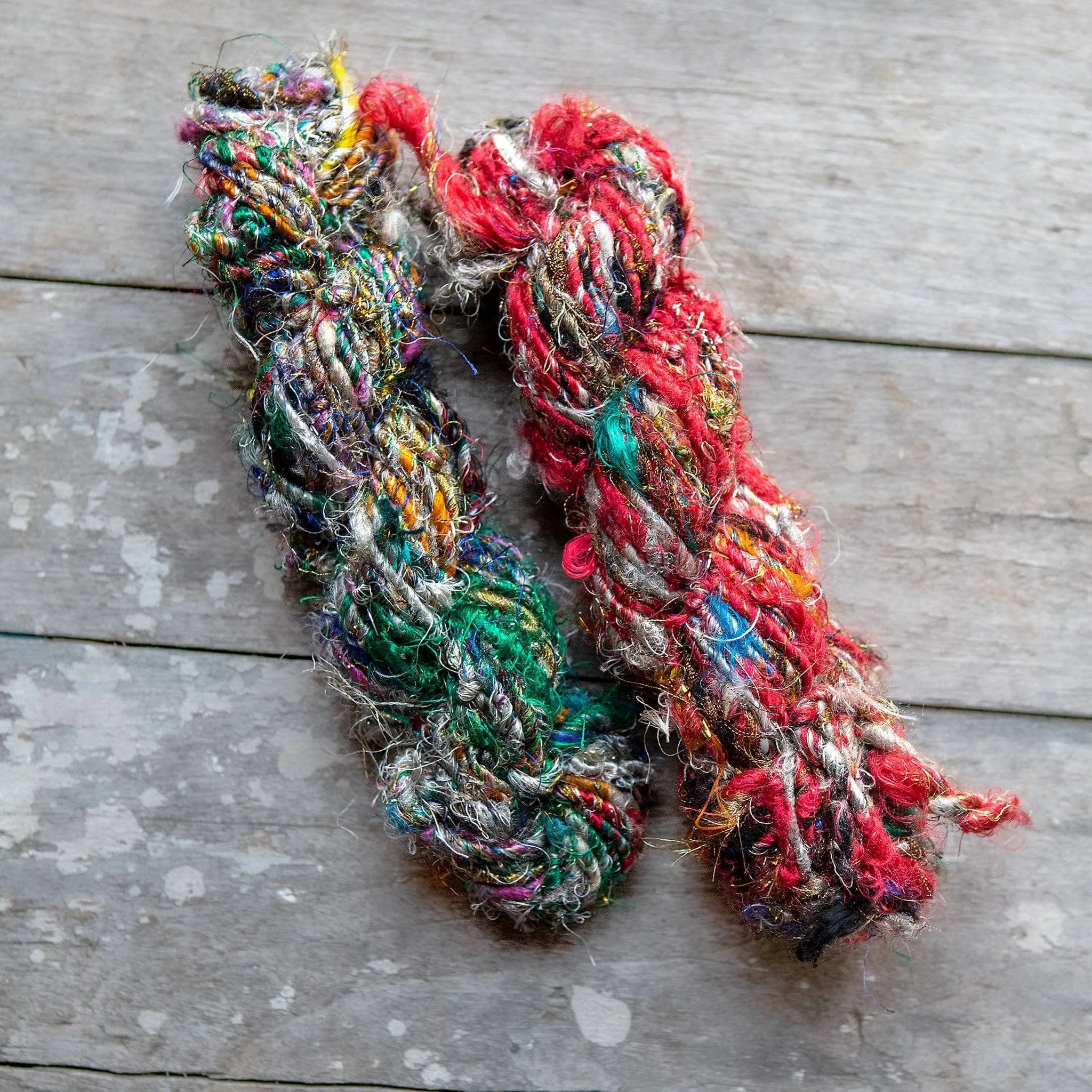 The Blender Recycled Sari Silk Novelty Yarn