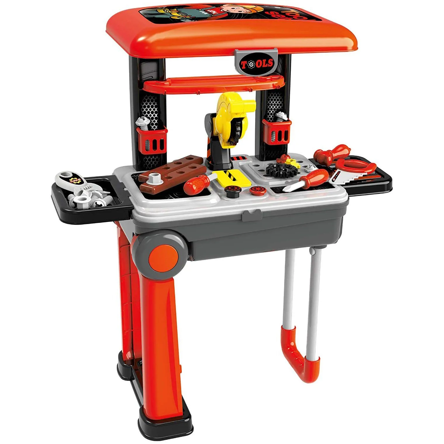 Toy Chef 2-in-1 Pretend Play Travel Set For Kids