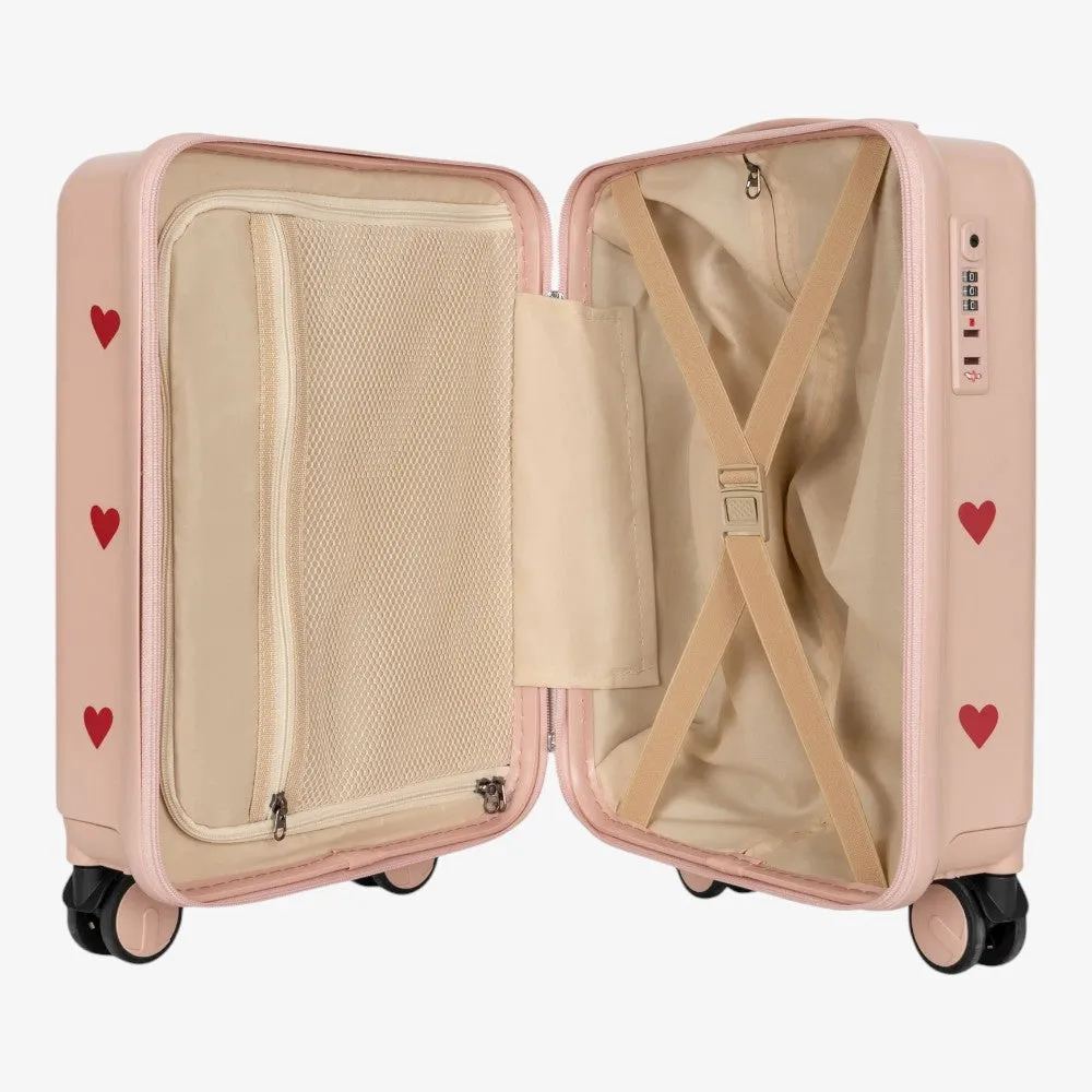 Travel Suitcase - Hearts
