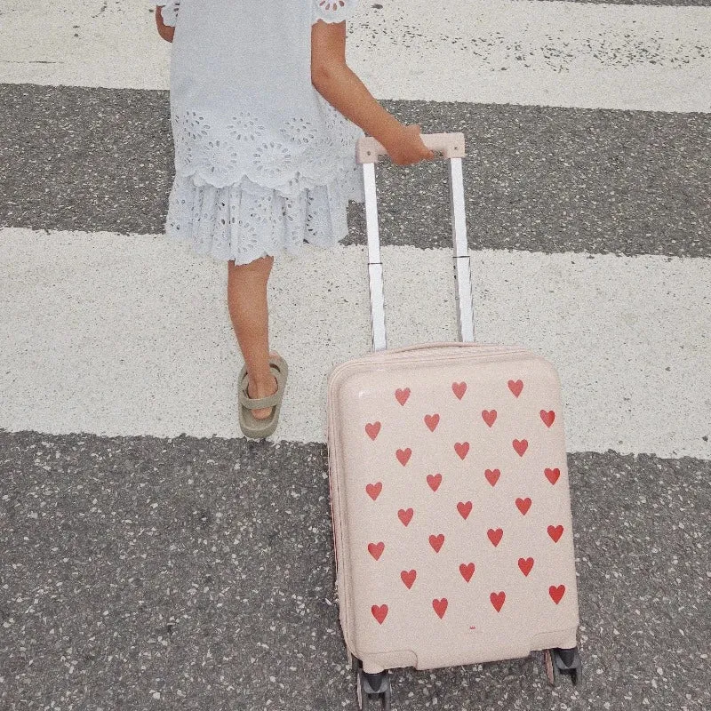 Travel Suitcase - Hearts