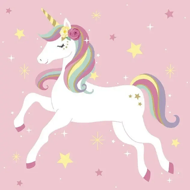 Unicorn Napkins - Lunch 20 Pkt