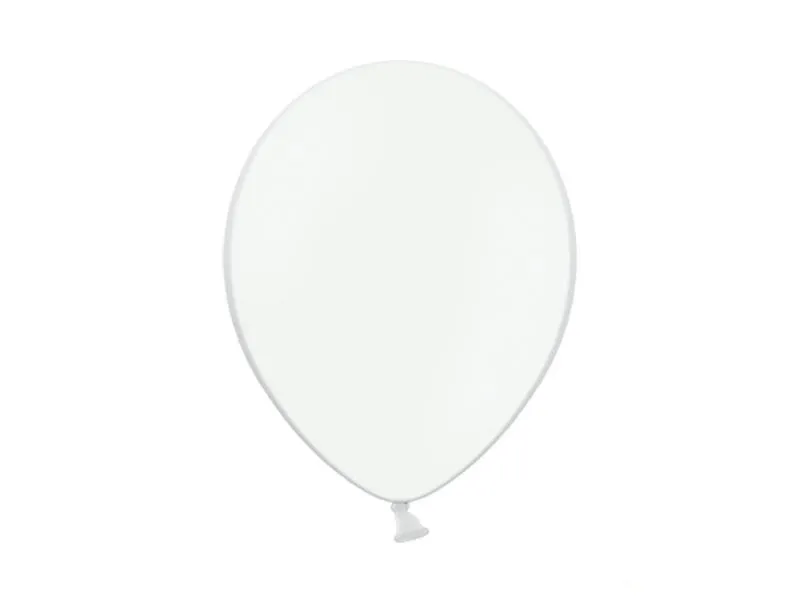 White Pastel Balloon 30cm Pack of 10