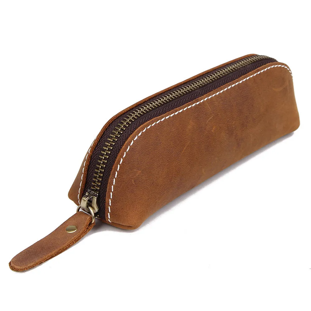 YAAGLE Practical Zipper Pen Case Glasses Bag YGA0012