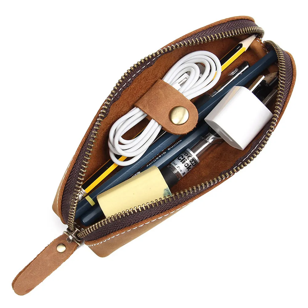 YAAGLE Practical Zipper Pen Case Glasses Bag YGA0012