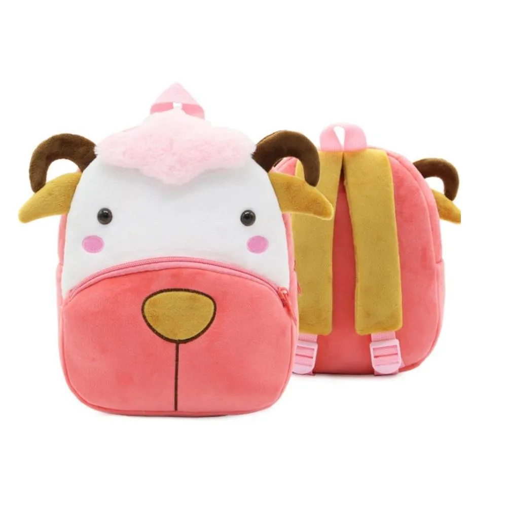 Zoo Animals Toddler backpack Kid Cute Plush Bag Preschool Book Children Bag For 1-6 years girls boys