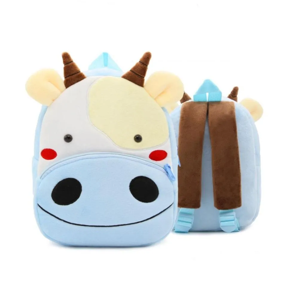 Zoo Animals Toddler backpack Kid Cute Plush Bag Preschool Book Children Bag For 1-6 years girls boys